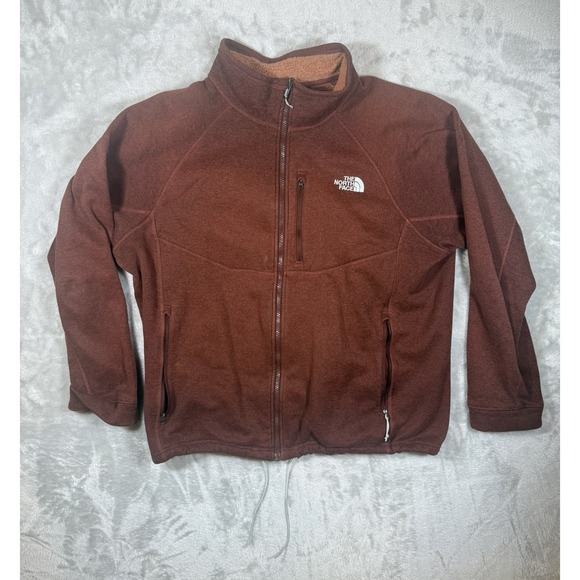 The North Face Other - North Face Mens Size XL Fleece Jacket Full Zip Long Sleeve Rust